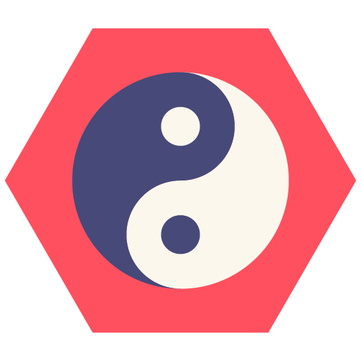 Icono de ying yang